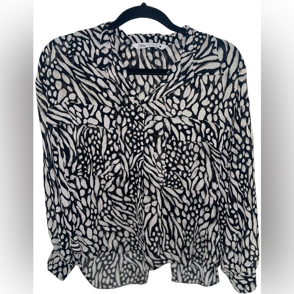 ZARA - Open Back Blouse